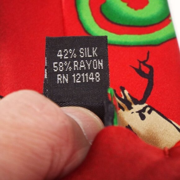 J. Garcia "Dracula Claus" Silk Blend Tie #237 - Picture 7 of 7